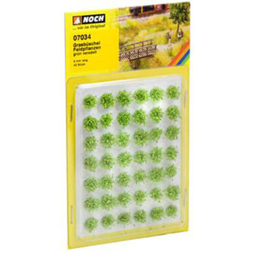 Ciuffi d'erba - NOCH - 07034 - Decorazione per modelli - 42 ciuffi - Lunghezza 6 mm