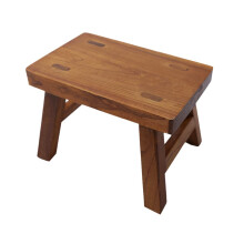 Wooden Step Stool for Kids Solid Wood 6 Inch Foot Stool for Shoes or Plant Stand Waterproof 1000lbs