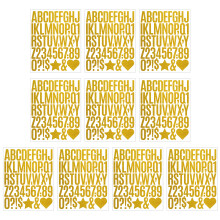 420 stuks grote letter sticker decoratieve sticker-10 foto's