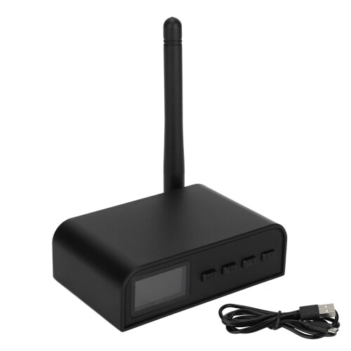 Experience Seamless Integration,Bluetooth 5.1 Audio Receiver Transmitter For Enhanced Audio Performance,Real Time Screen,Optical AUX RCA Inputs, Good
