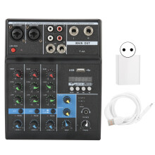 4-Kanal-Audiomischpult mit Hall- und Delay-Effekt im tragbaren Mini-Mixer-Design, hohe Qualität, hohe Qualität, hohe Qualität, hohe Qualität,