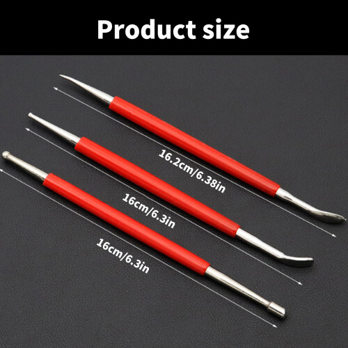 3/5/8 Stuks Leather Craft Modellering Tool-5-delige set 2