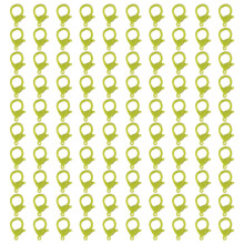 100 Stuks Gekleurde Kreeft Sluitingen 35mm Kreeft-25 Olijfgroen