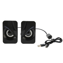 Kabelgebundener Mini-Lautsprecher mit separatem Inline-Leistungsverstärker und exzellenter Klangqualität, USB-betriebener Stereo-Audio-Lautsprecher