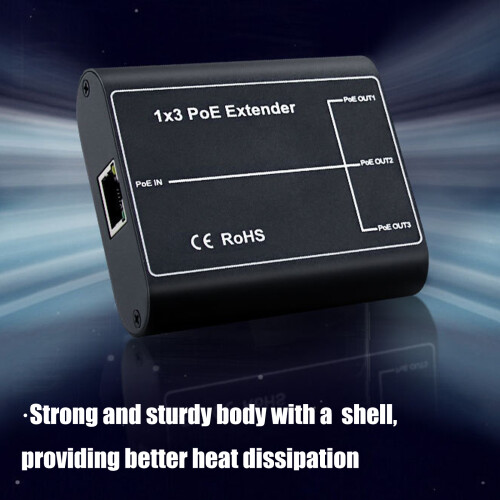 100/1000Mbps Power Over Ethernet Repeaters Switches 1-1000Mbps 1