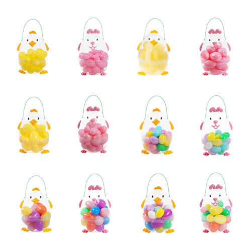 Kip Snackdoos Konijn Snoepdoos Polystyreen Textuur voor-06 1