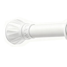 Tension Shower Curtain Rod Adjustable Stainless Steel Rustproof NoDrill for Bathroom Window 70120cm White