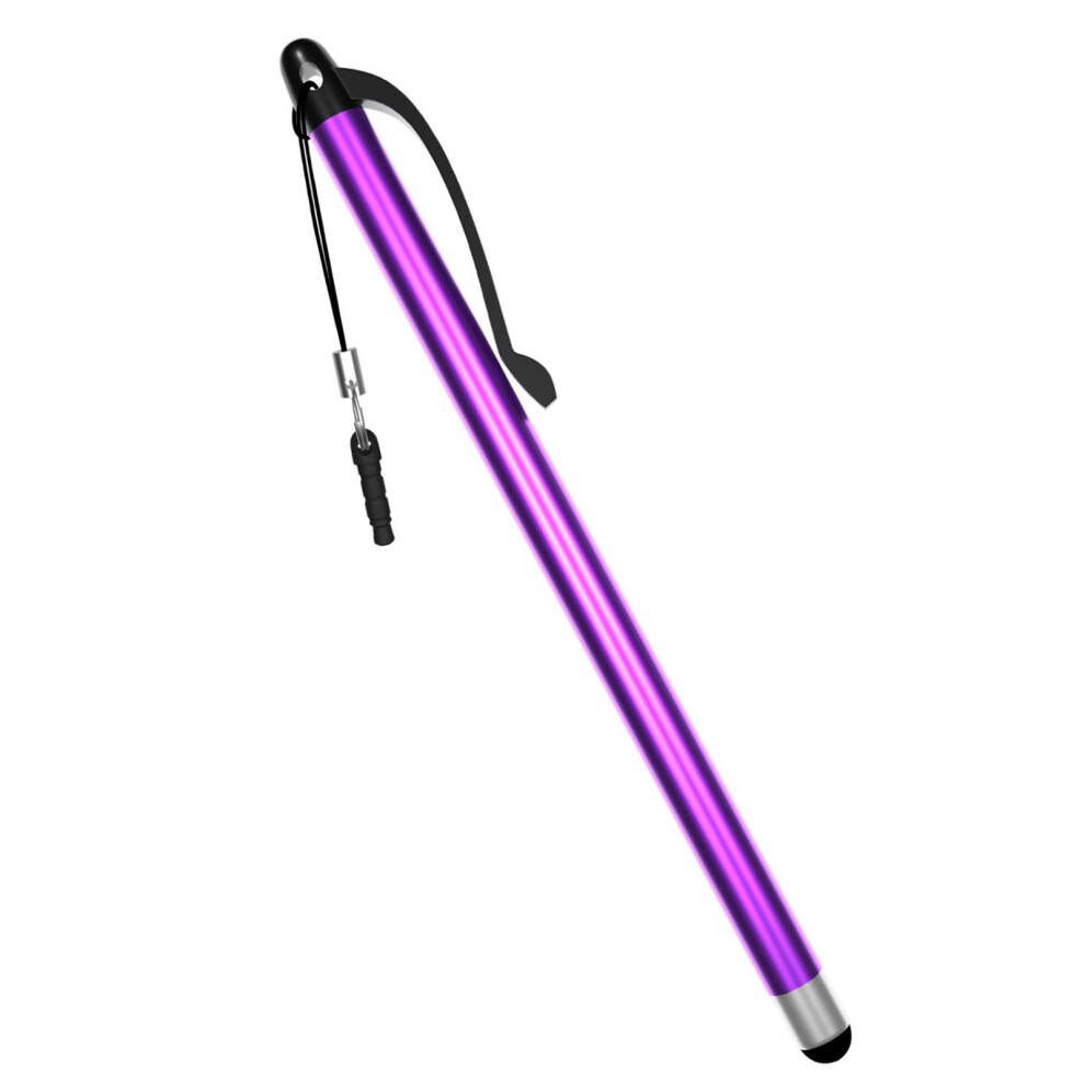 Comprehensive Universal Styluses Pen Metal Body Hook And- Purple 7704000518314