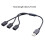 3 in 1 Type C Splitter Fast Data Transfer Connector for Phone 3