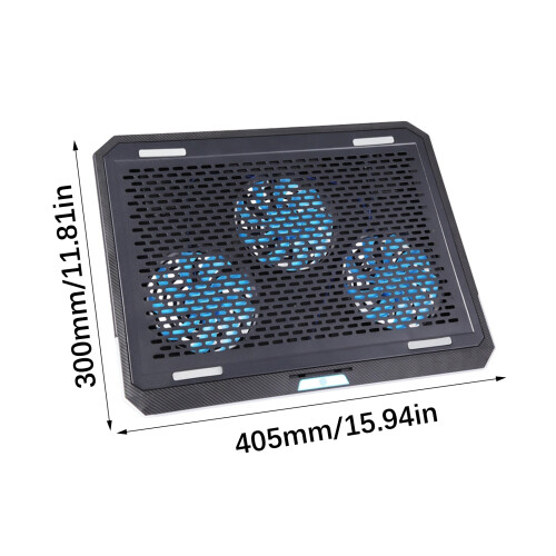 Laptop Cooling Pad Equipped ABS Metal Construction RGBs Light 1