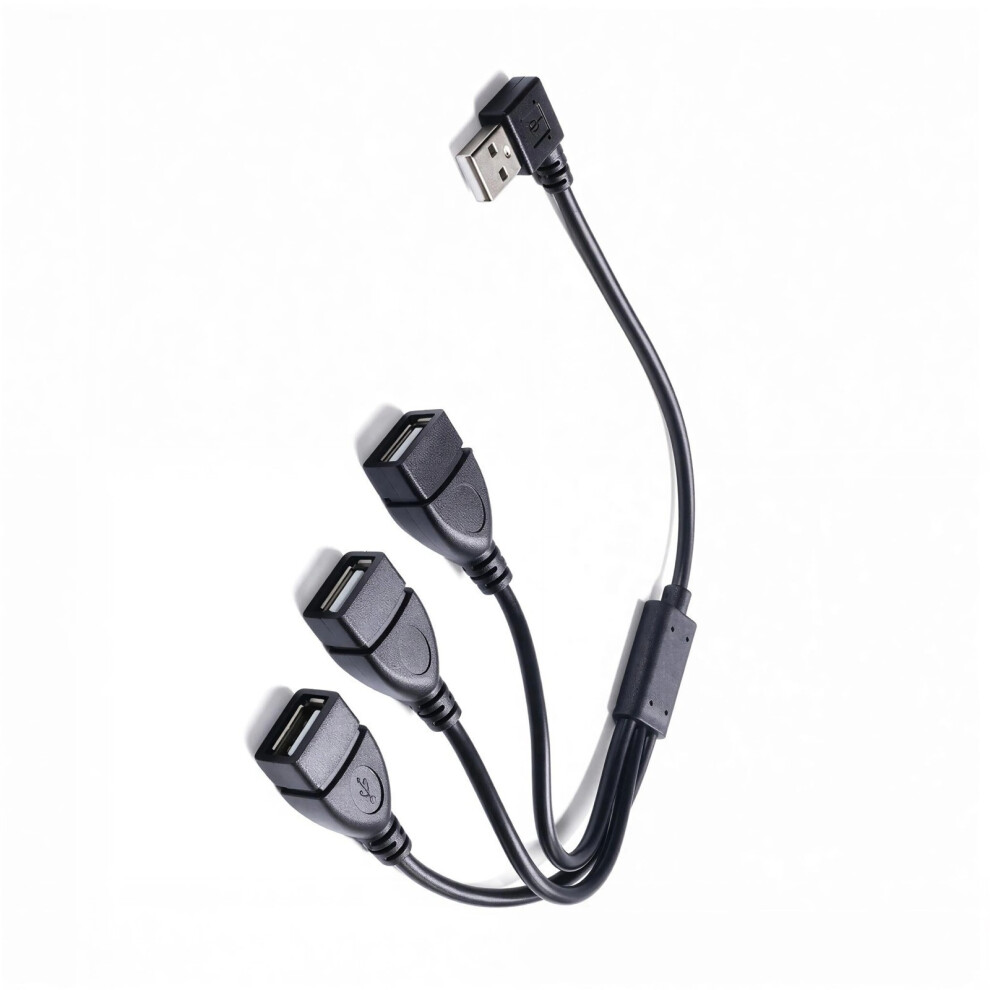 Multiple Port Usb Splitter For Simultaneous Charging-Bend Left 7704000517928