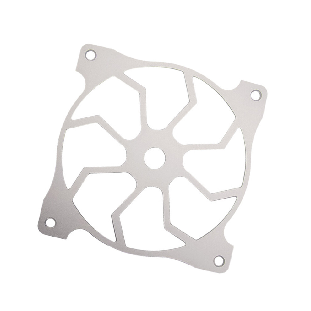 Aluminum Computer Fan Cooling Dustproof Dust Shield Case- Silver 7704000517751