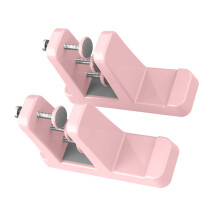 Pack of 2 Laptop Holders Stands Ensuring Device Safety and-Pink