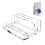 Acryl verticale laptopstandaard geschikt voor desktop 7