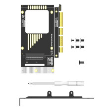 Multi U.2 PCIe 5.0 Expansion Card High Capacity NVMe Storage