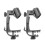 Adjustable Drum Rim Mic Clips HM25 Microphone Mount Clamp Pack of 2 for Secure Quick Positioning 1