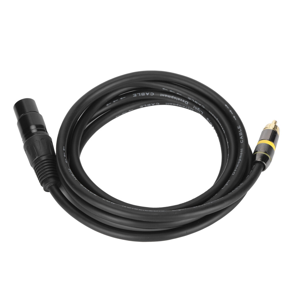 Enhance Your Performance: Xlr To Rca Adapter Cable,Audio Signal Transmission With Double Shielded Connector For Unbalanced Format,Fast Transmission Gold 9420858843863