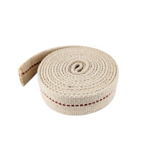 1 Inch Flat Cotton Oil Lamp Wick Replacement, 6.5 Ft Roll for Lanterns and Burners, Clean Burn