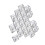 Ergonomic Original Profile 21 Key Backlit Keycaps-White 1