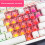 Ergonomic Original Profile 21 Key Backlit Keycaps-White 5
