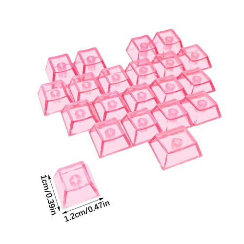Ergonomic Original Profile 21 Key Backlit Keycaps-White 2