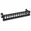 12 Port Keystone Patch Panel Wall Mount for CAT5e CAT6 CAT7 Shielded and Unshielded RJ45 1