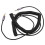 Câble d'extension avec embouts plaqués or, fonction de réduction du bruit, câble audio spiralé extensible et extensible, câble à 7