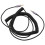 Câble d'extension avec embouts plaqués or, fonction de réduction du bruit, câble audio spiralé extensible et extensible, câble à 8