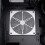Aluminum Dustproof Computer Cooling Fan Cover Dustproof-Black 6