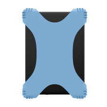 Easy to Clean Tablets Grip Holder Smooth Silicone Material-Blue