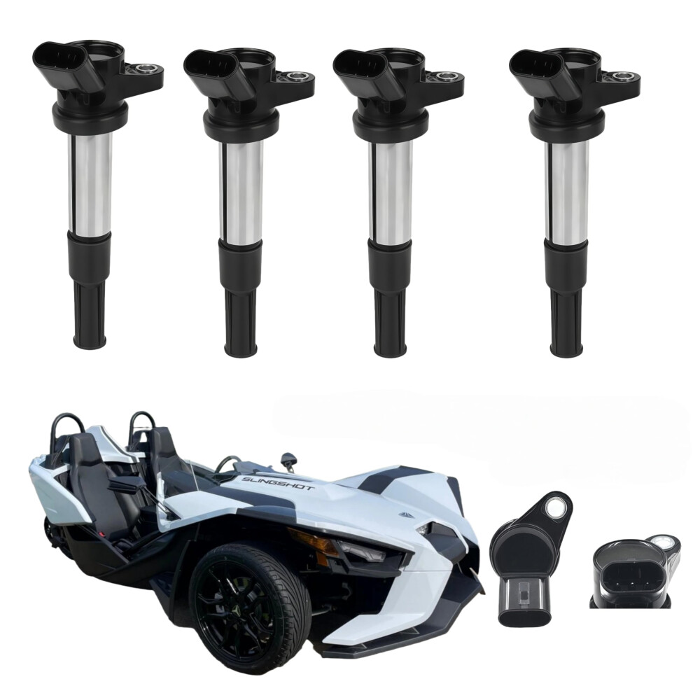 4Pcs Performance Ignition Coil Set For 20202024 Polaris Slingshot Oem Fit 9001264030865