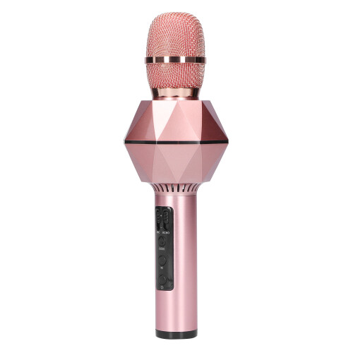 Μικρόφωνο Karaoke Bluetooth με LED φως και λειτουργίες διόρθωσης ύψους και ρύθμισης ηχούς - 2