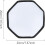Camera Flash Diffuser Octagon Foldable Reflector Soft Light for DSLR Speedlight Photography 20cm 2