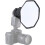 Camera Flash Diffuser Octagon Foldable Reflector Soft Light for DSLR Speedlight Photography 20cm 3
