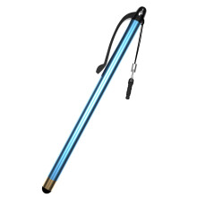 Metal Styluses Pen with Hook Design Touchscreens-Sky Blue