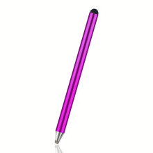 Universal Capacitive Styluses Pen Metal Body High-rose red