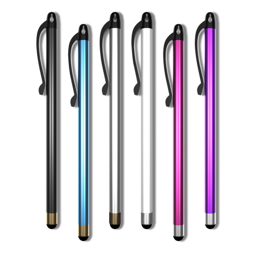 All Device Compatible Touchscreens Styluses Pen Aluminum-Black 1