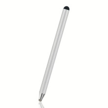 Professional Drawing Styluses Metal Rubber Fabric Tip-Silver