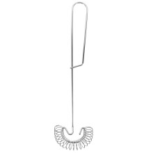 Stainless Steel Spiral Whisk Handheld Egg Beater with Ergonomic Grip for Mixing, Beating and Frothing