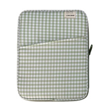 Pad Carrying Case Plaids Pattern Cotton Fabric Light-2 11-inch