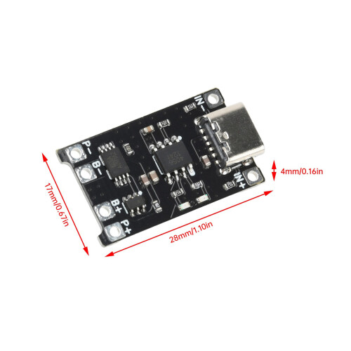 TP4056 4-8V Battery Charging Module 1.2A Output for Electronic 2