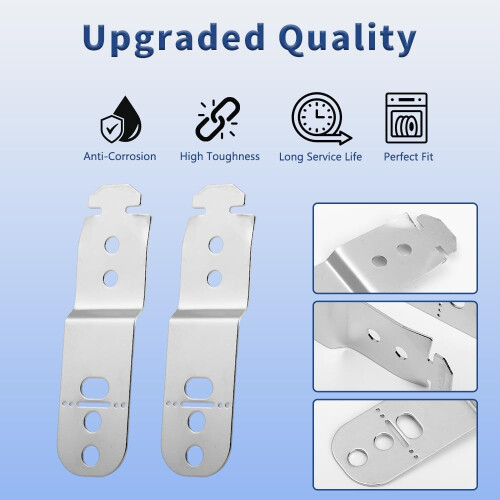 00619985 Dishwasher Mounting Bracket Kit 2 Pack for Secure Installation and Wide Compatibility with Bosch 2