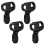 4 PCS Adjustable Microphone Clip Holder for Wireless and Handheld Mics, Durable Stand Clamp 1
