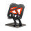 Carbon Steel Foldable Laptop Bracket Stand Portable-Black 1