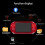 Console de jogos portátil retrô de 4,3 polegadas com 3000 jogos integrados, multifuncional, com emuladores de arcade GBA, SFC e FC e som estéreo 7