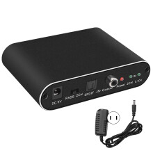 5.1 Audio-converter met brede compatibiliteit voor thuisbioscoopliefhebbers, ondersteunt optische vezelinvoer en meerdere uitvoerformaten, waaronder