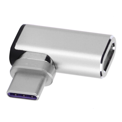 Αναστρέψιμος προσαρμογέας επέκτασης USB C, αριστερής γωνίας, συμπαγές μέγεθος, 1