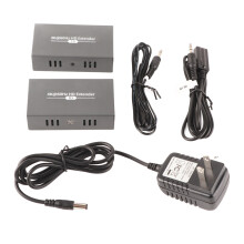 HDMI 2.0-extender via Cat6-kabel, 4K x 2K @ 60Hz-resolutie met RGB444-ondersteuning, toetsenbord en muis via het netwerk met nul latency, automatisch