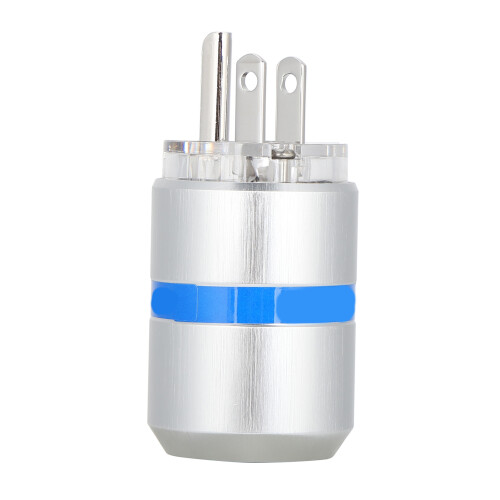 Audio Power Connector 10A 250V Compatibility Wide Compatibility Hi Fi Power Plug Four Layer Electroplating Process Shielding Effect Improved 1