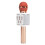 Karaoke Microphone With Built In Speaker And Voice Recorder,Wireless Bluetooth Compatible Universal Multi Function Buttons Echo Effect Kids Friendly 3